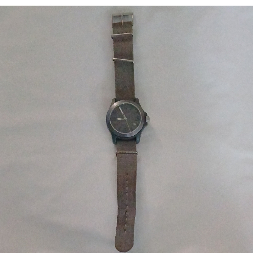 Victorinox Swiss Army Gray Watch with Fabric Strap.